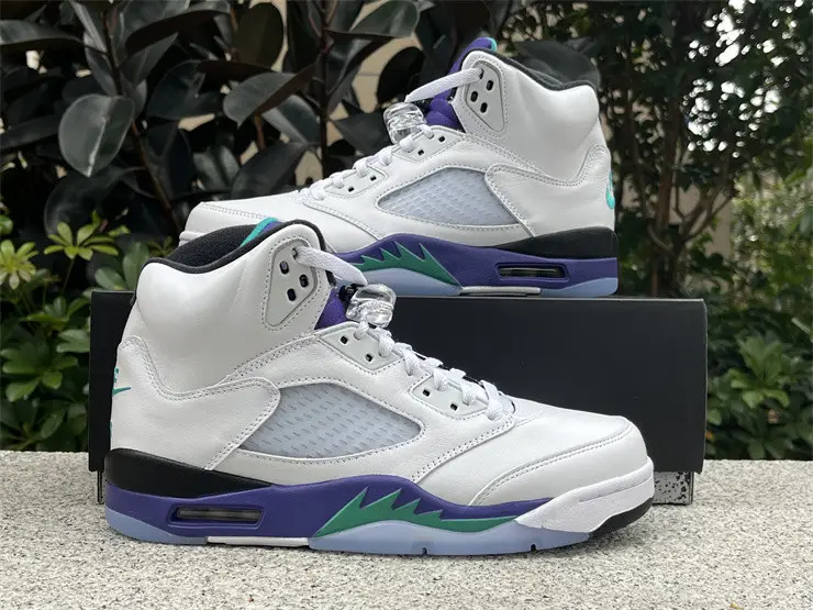 Authentic Air Jordan 5 Retro Grape 2025 
