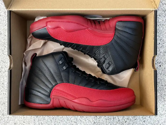 Authentic Air Jordan 12 “Flu Game” 2025 