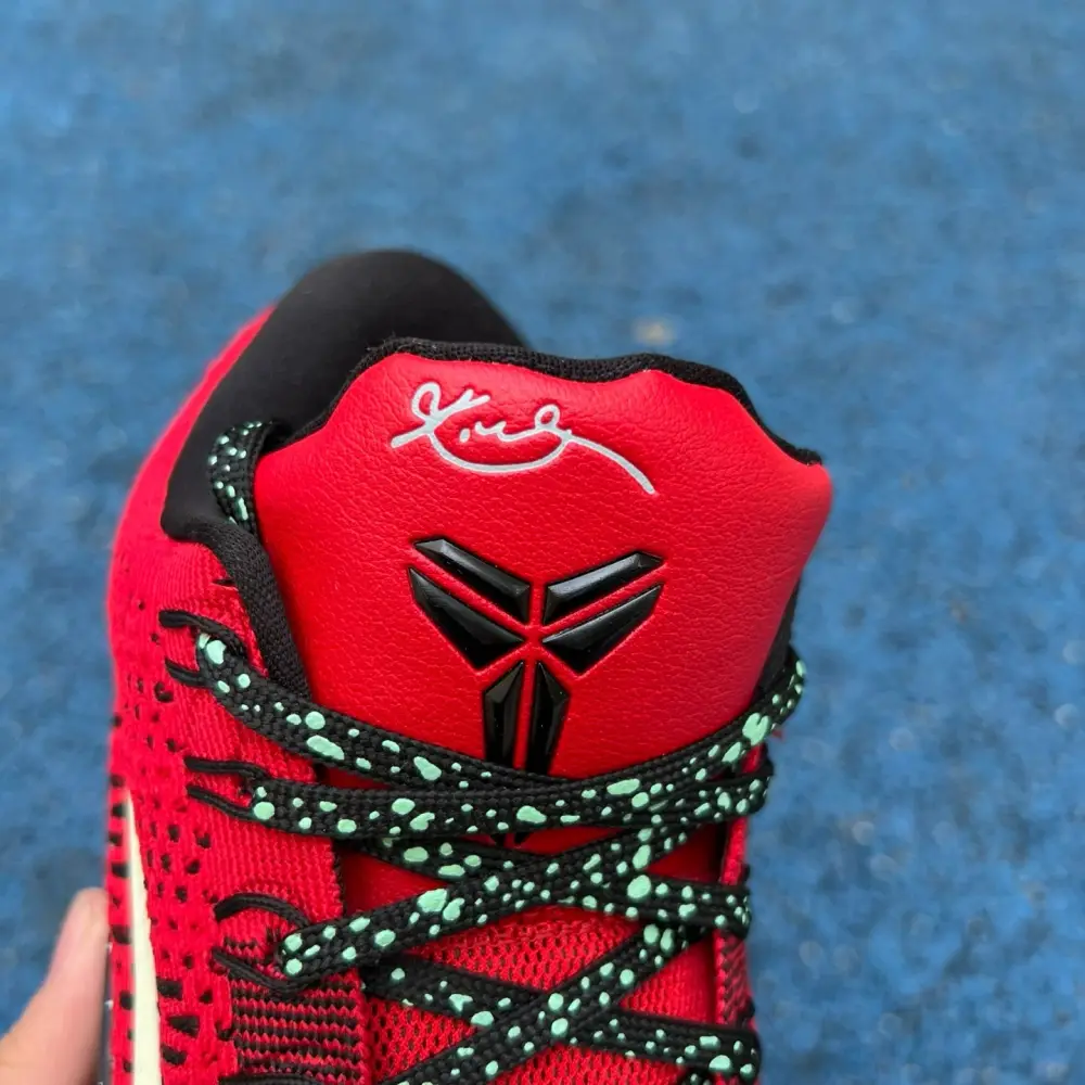 Authentic Nike Kobe 9 Elite Low XDR 'University Red' 