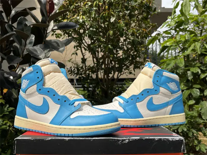 Authentic Air Jordan 1 High OG “UNC Reimagined” 