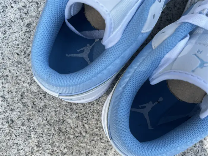 Authentic Nike Air Jordan 1 Low  Blue Tint 