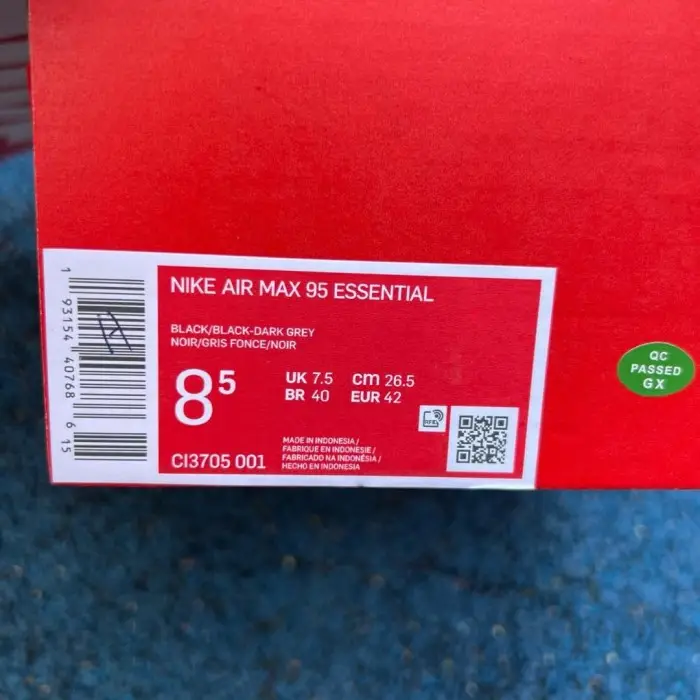 Authentic Nike Air Max 95 OG Neon  CI3705-001 