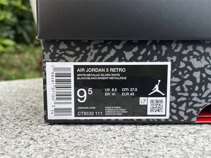 Authentic  Air Jordan 3 “Pure Money”   2025 