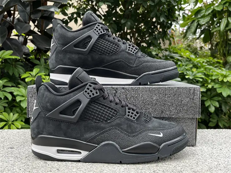 Authentic Air Jordan 4 Nigel Brick by Brick Black 