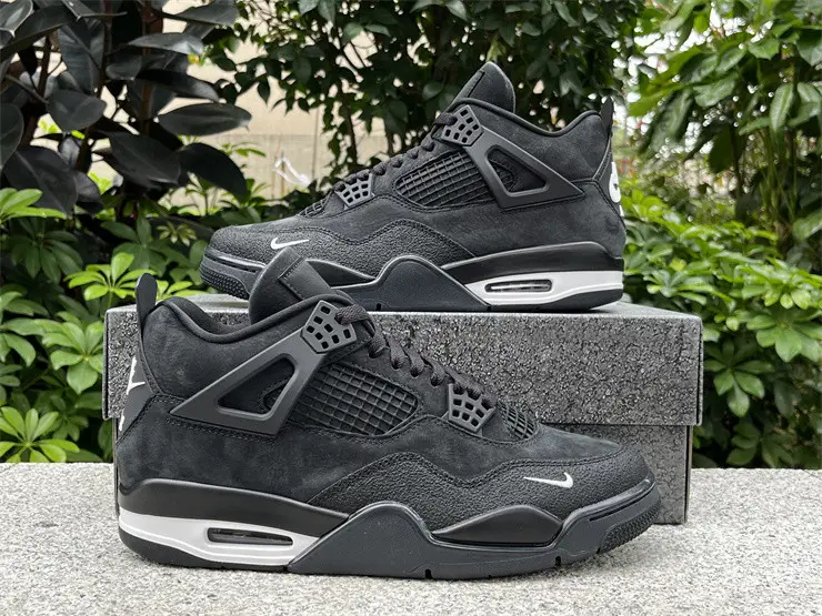 Authentic Air Jordan 4 Nigel Brick by Brick Black 