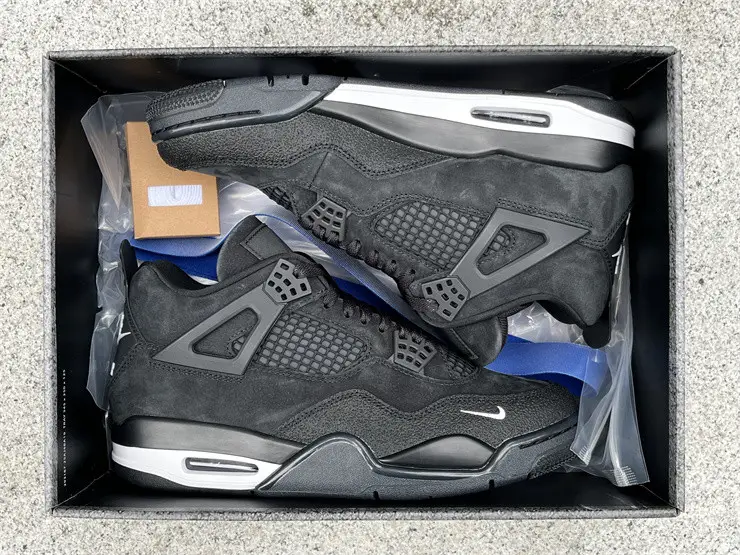 Authentic Air Jordan 4 Nigel Brick by Brick Black 