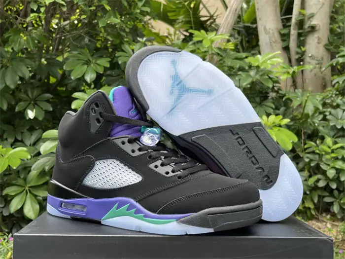 Authentic Air Jordan 5 Retro Black Grape FBE1579