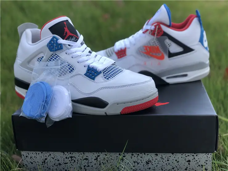 Authentic Air Jordan 4 “What the” 