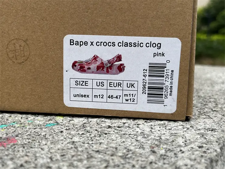 Bape  x C Classic clog Sandals-001 