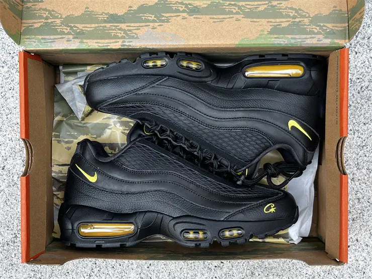 Authentic Nike Air Max 95 Corteiz Honey Black 
