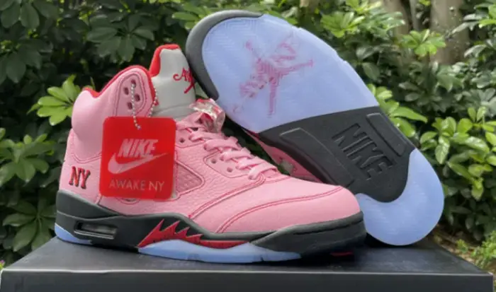 Authentic Awake NY x Air Jordan 5 “Arctic Pink”  GS DAB752