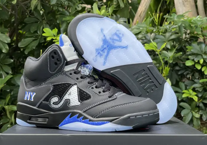 Authentic Awake NY x Air Jordan 5 “Racer Blue”  GS CFD1806