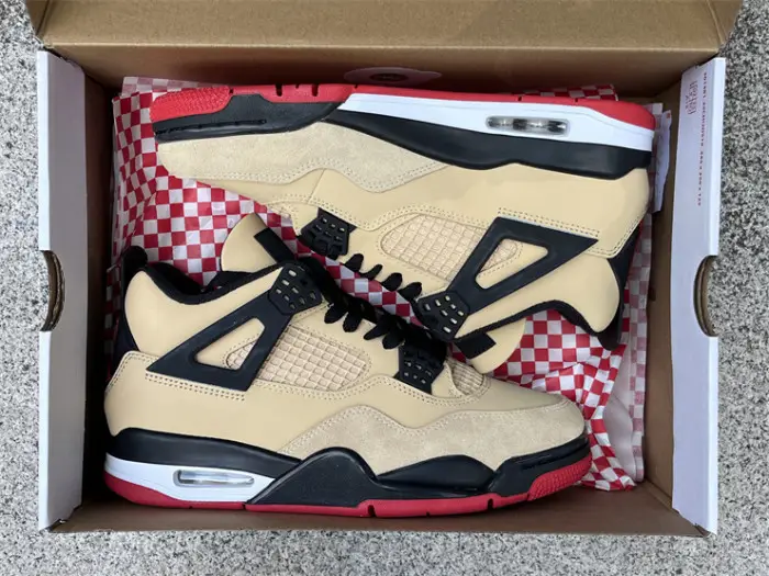 Authentic Jordan 4 Retro Pizza 