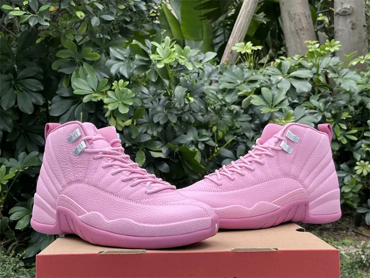 Authentic Air Jordan 12 GS Pearl Pink 
