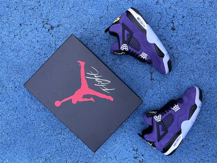Authentic Air Jordan 4 “Lakers” 