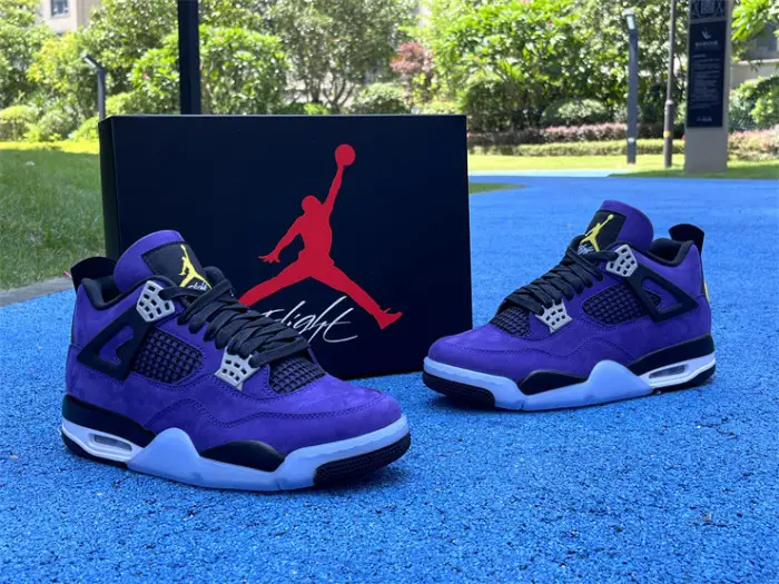 Authentic Air Jordan 4 “Lakers” 
