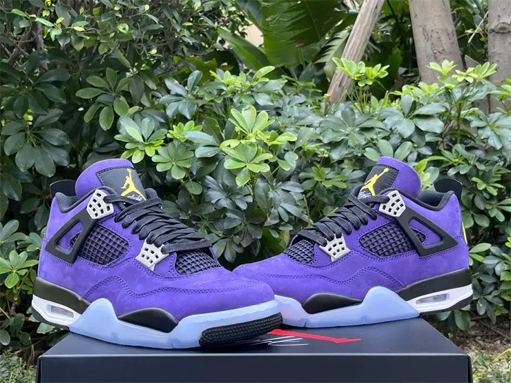 Authentic Air Jordan 4 “Lakers” 