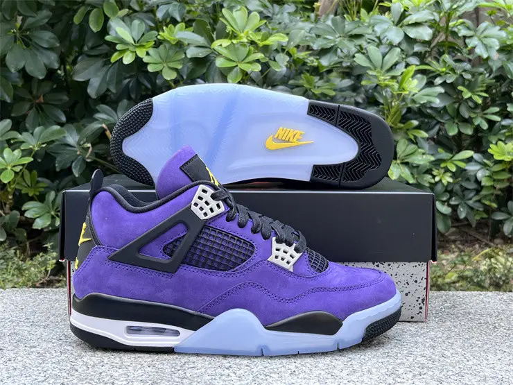 Authentic Air Jordan 4 “Lakers” 