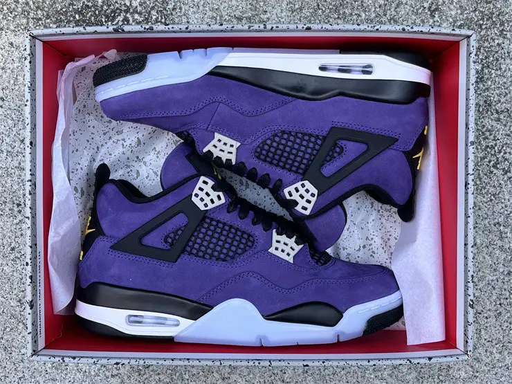 Authentic Air Jordan 4 “Lakers” 