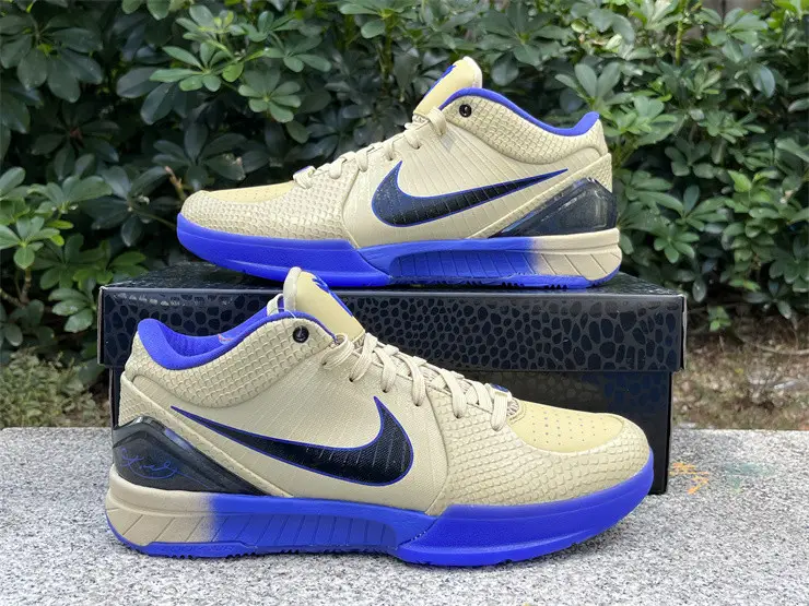 Authentic Nike Kobe 4 Protro  FC Barcelona Team Gold 
