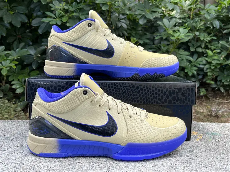 Authentic Nike Kobe 4 Protro  FC Barcelona Team Gold 