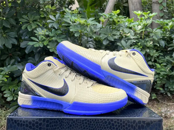 Authentic Nike Kobe 4 Protro  FC Barcelona Team Gold 