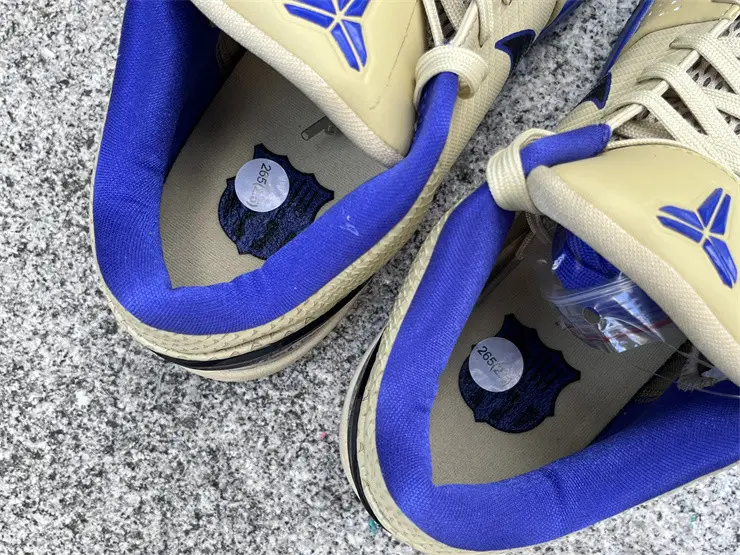 Authentic Nike Kobe 4 Protro  FC Barcelona Team Gold 