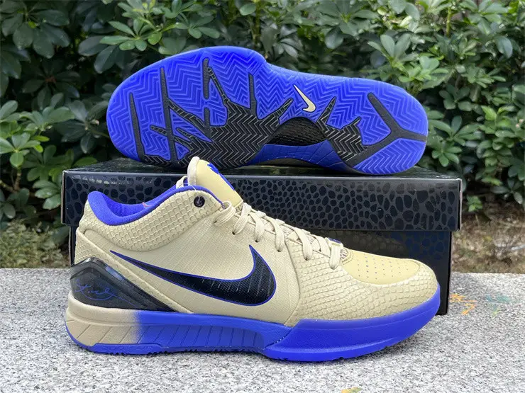 Authentic Nike Kobe 4 Protro  FC Barcelona Team Gold 