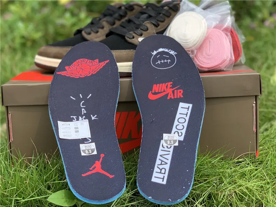 Authentic Travis Scott x Air Jordan 1 Low “Dark Mocha” 