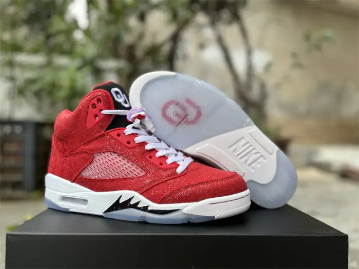 Authentic Air Jordan 5 Retro Red CDFE2112