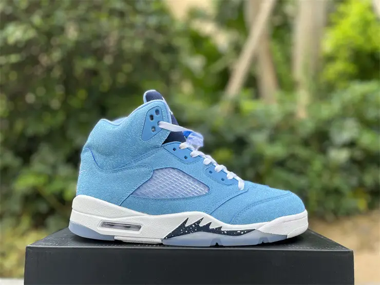Authentic Air Jordan 5 Retro Blue 
