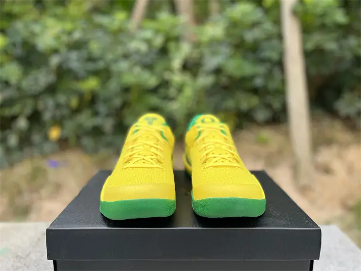 Authentic Kobe 8 Protro Oregon Ducks PE Yellow 