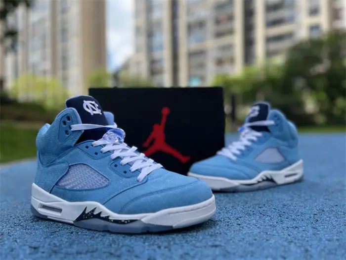 Authentic Air Jordan 5 Retro Blue 