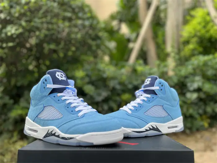 Authentic Air Jordan 5 Retro Blue 