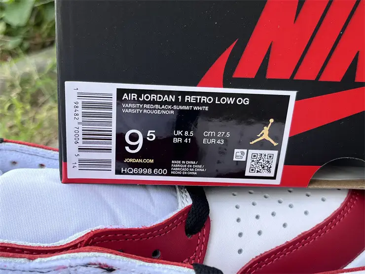 Authentic Air Jordan 1 Low OG  Chicago 