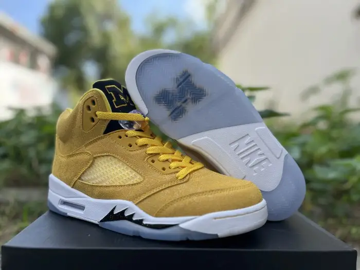 Authentic Air Jordan 5 “Michigan” PE 