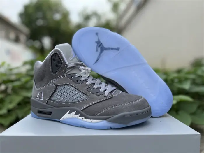 Authentic Air Jordan 5 Wolf Grey BFEC607