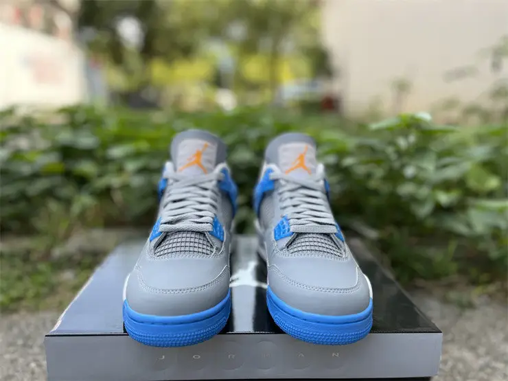 Authentic Air Jordan 4  retro Mist Blue 