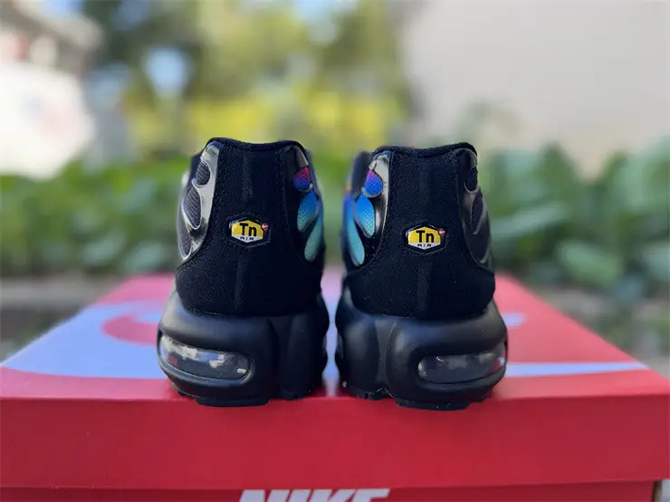 Authentic Nike Air Max Plus Black Blue Red 