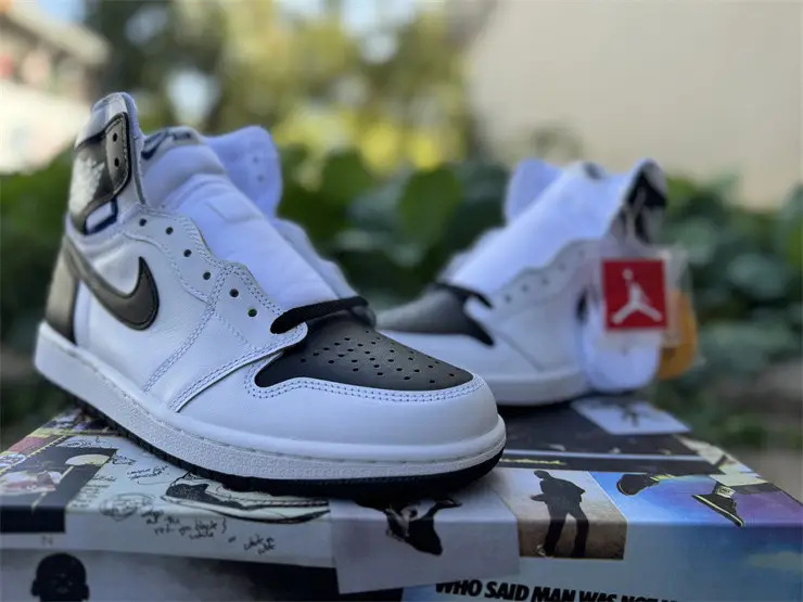 Authentic Union x fragment x Air Jordan 1 High OG  White Black 