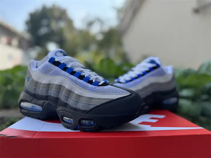 Authentic Nike Air Max 95 OG Big Bubble Blue Spark 