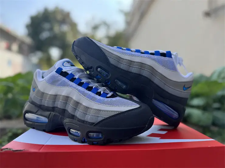 Authentic Nike Air Max 95 OG Big Bubble Blue Spark 