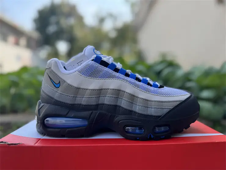 Authentic Nike Air Max 95 OG Big Bubble Blue Spark 