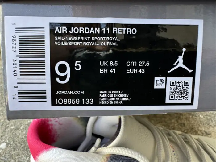 Authentic Jordan 11 Retro 285 