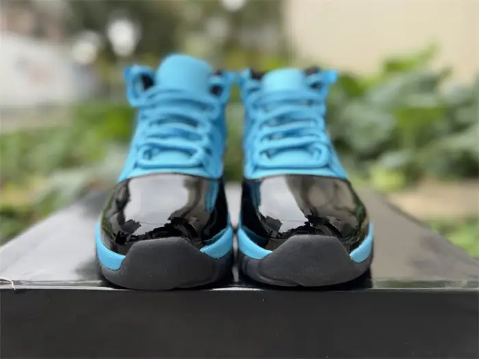 Authentic Air Jordan 11 Black Blue 