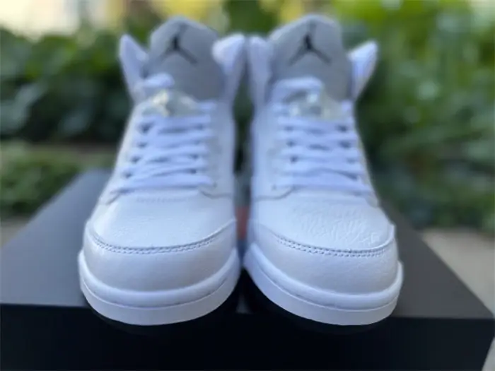 Authentic Air Jordan 5 White Metallic EABB1928
