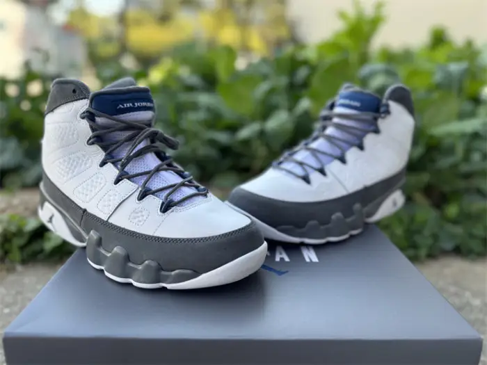 Authentic Air Jordan 9  Flint Grey 