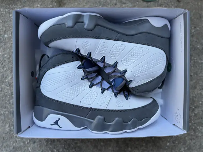 Authentic Air Jordan 9  Flint Grey 