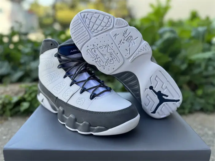 Authentic Air Jordan 9  Flint Grey 