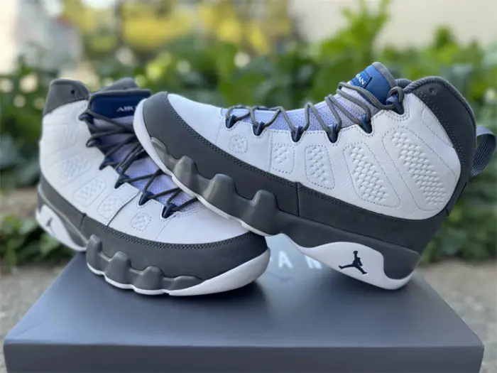 Authentic Air Jordan 9  Flint Grey 